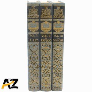 The Standard American Encyclopedia 1937 Volumes 1-3  A-Art  Art-Boo  Boo-Che